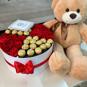 Teddy bears and chocolates