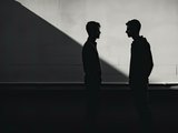 Michaelsexdevil (19, White Live Couple) performing deepthroat.