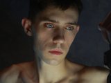 Plosha (24, White Cam Boy) performing ass fucking.