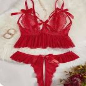 Red lingerie