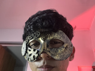 I With mask