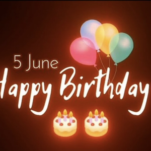 Birthday present for June 5)