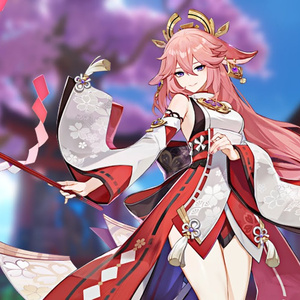 Cosplay Yae Miko from Genshin Impact