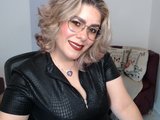 Diva Hot (42, Hispanic Cam Girl) performing deepthroat.