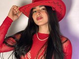 Lia Mar (20, Hispanic Cam Girl) performing deepthroat.