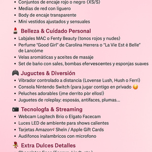 Mi lista de deseos