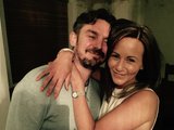 Sexygrab (38, White Live Couple) performing ass fucking.