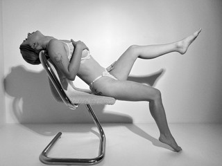 ножки, эстетика чб