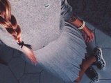 Klhoegill (21, Hispanic Trans Model) performing deepthroat.