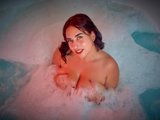 Geminisclark (30, Hispanic Cam Girl) performing squirt.