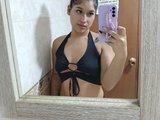 Hannii (19, Hispanic Cam Girl) performing deepthroat.