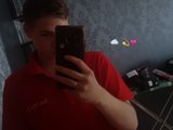 Kingcsux (18, White Cam Boy) performing ass fucking.