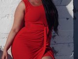 Cutebubbly (21, Black Cam Girl) performing squirt.