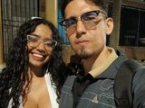 Leoandkali (22, Hispanic Live Couple) performing squirt.