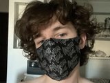 Sissybooyy (21, White Cam Boy) performing ass fucking.