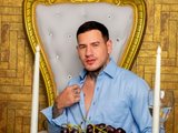Badliam (27, Hispanic Cam Boy) performing deepthroat.