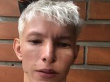 Alexadams (30, Hispanic Cam Boy) performing deepthroat.