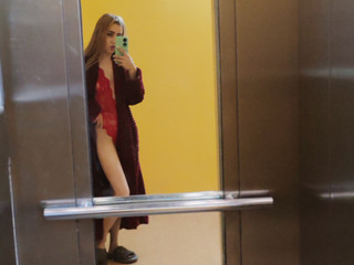 In the elevator in the entrance hall😊