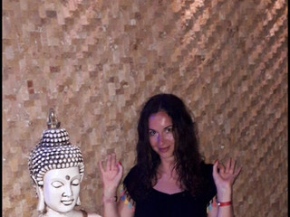 In a little black dress