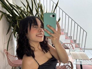 A pretty girl on a quiet day