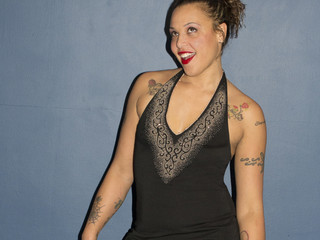 Modeling Black Dress