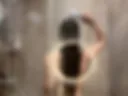 Hot naked shower