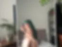 naughty green-haired girl