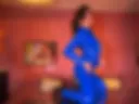 Sexy in Blue Latex!