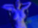Naked on swimming pool