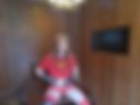 Red and black garters Ferrari outfit