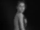 Fully nude in Black and white