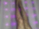 Legs in fishnet stockings
