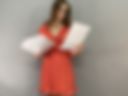 Cutie in red dress