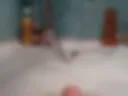 In the bathroom