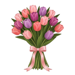 튤립 꽃다발