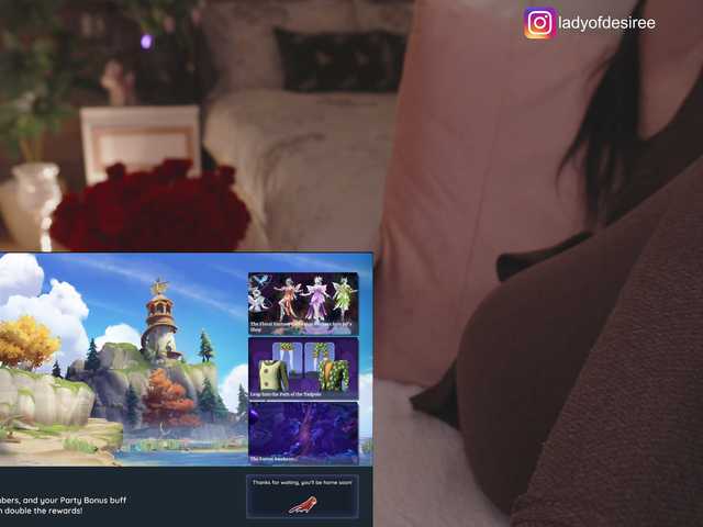 LadyOfDesire's BongaCams show and profile