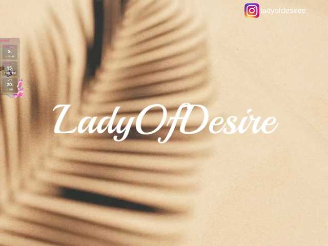 LadyOfDesire from BongaCams is Freechat