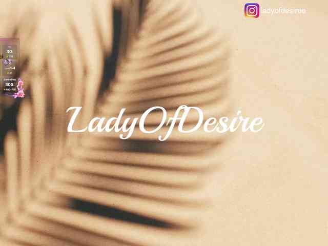 LadyOfDesire webcam