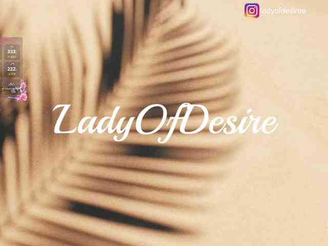 LadyOfDesire webcam