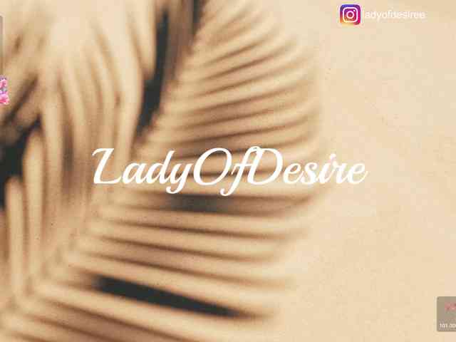 LadyOfDesire webcam