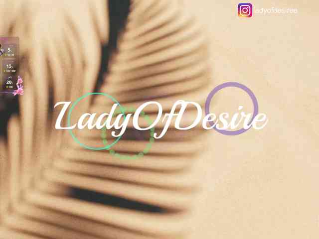 LadyOfDesire webcam