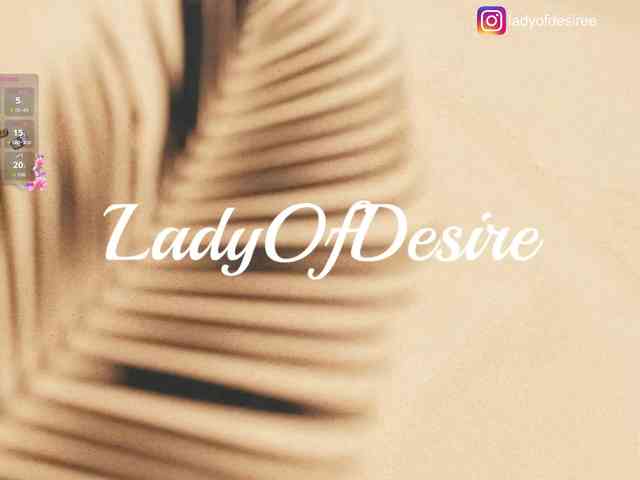 LadyOfDesire webcam