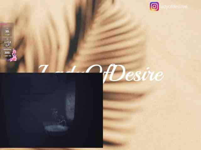 LadyOfDesire webcam