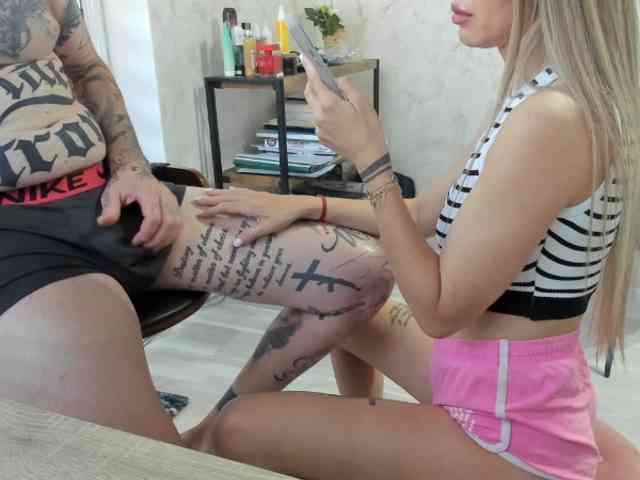 tattoo-couple webcam