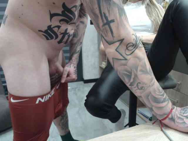 tattoo-couple webcam