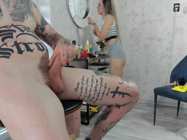 tattoo-couple webcam