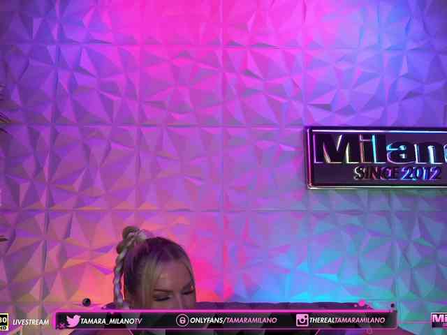 TamaraMilano Live Webcam on BongaCams