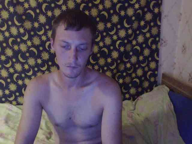 Denver (25, White Cam Boy) performing deepthroat.