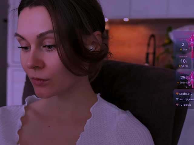 -JesusWife- — Hi everyone, I'm Sasha. Hi everyone! Check the Tip Menu, spin the Wheel of Fortune. Try your luck.  For treats and training@total -- goal, @sofar collected, @remain 