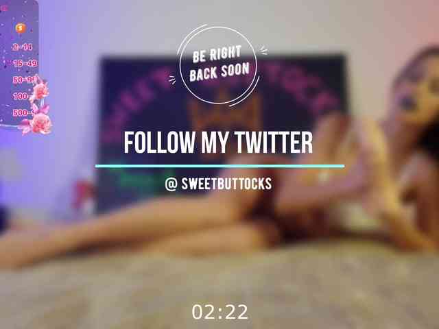 SweetButtocks webcam